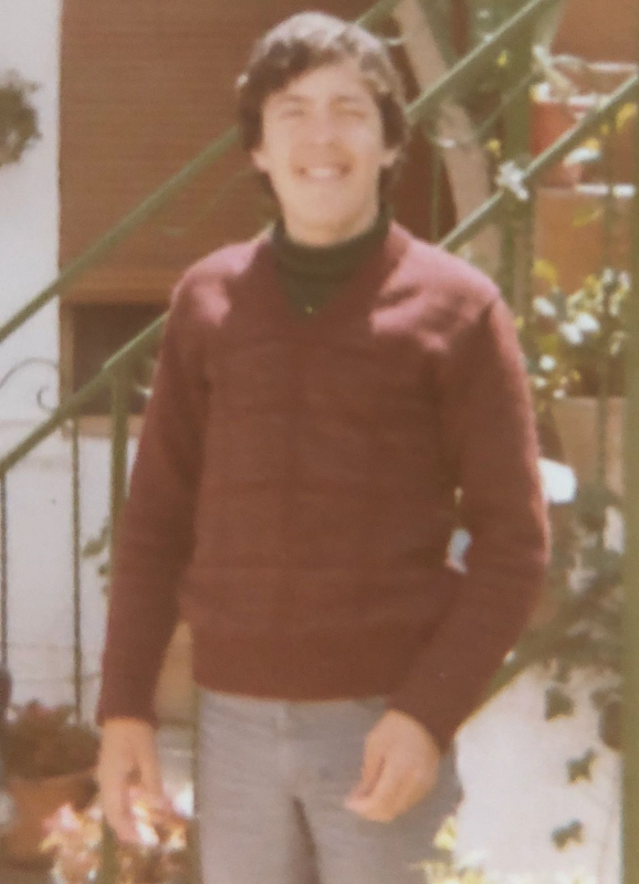 Fernando Martín con 15 años