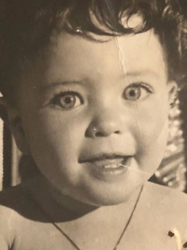 Fernando Martín con un año