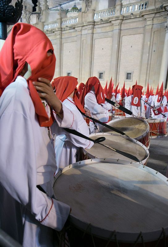 Procesión del Señor atado a la Columna en Zaragoza