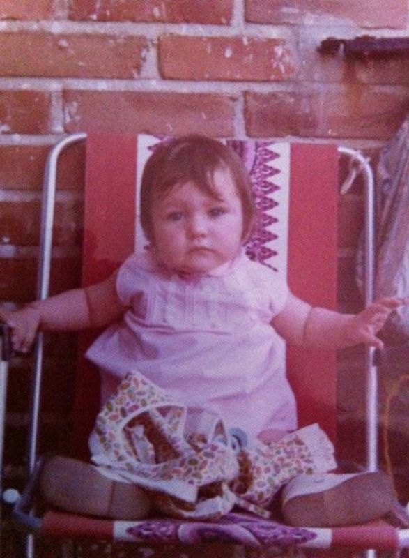 Inés en su infancia