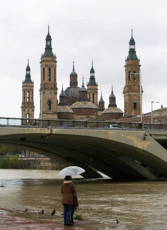 El río Ebro a su paso por Zaragoza