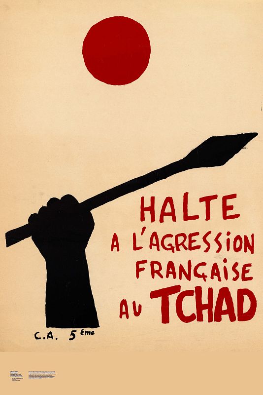 Cartel incautado en los talleres populares de Bellas Artes en Mayo del 68