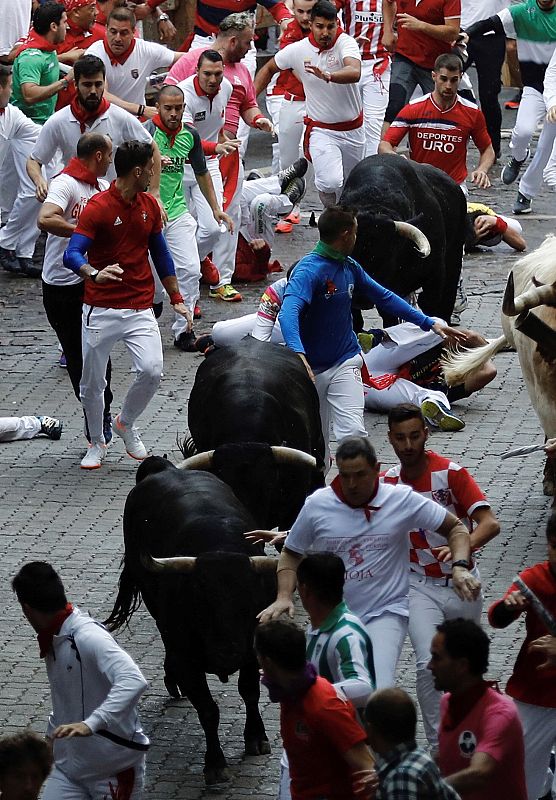 Sexto encierro de los Sanfermines 2018