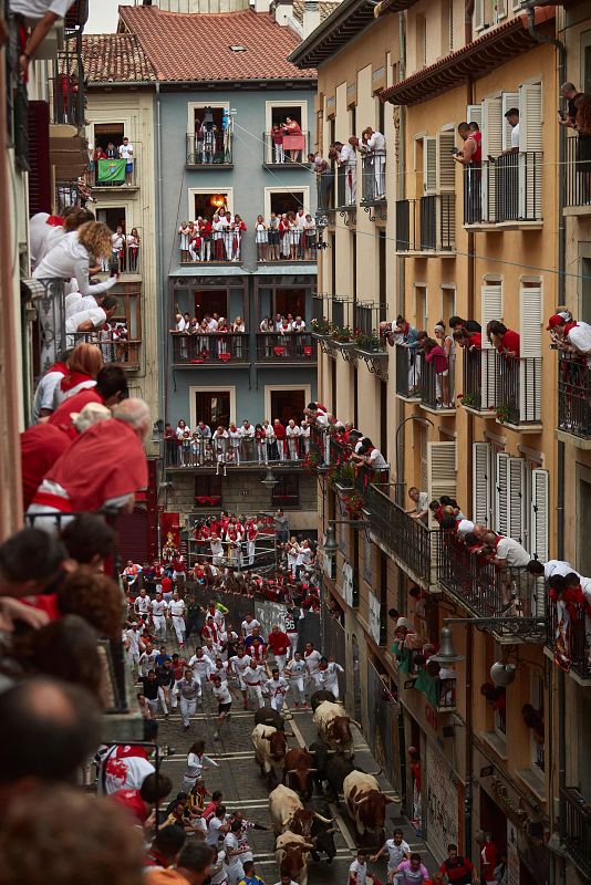 Séptimo encierro Sanfermines 2018