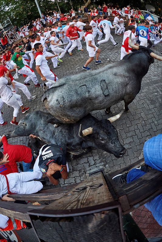 Octavo y último encierro de los Sanfermines 2018