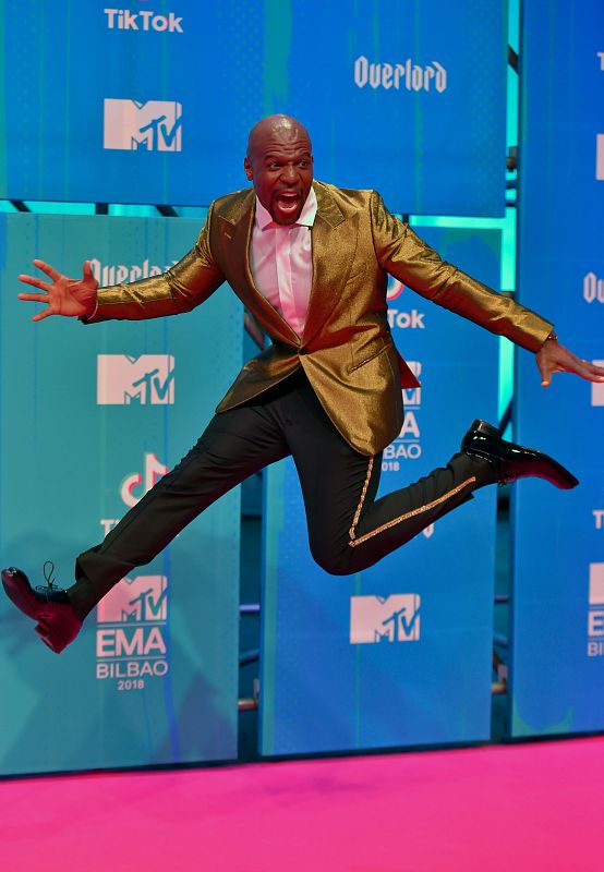 El actor estadounidense Terry Crews sobre la alfombra roja