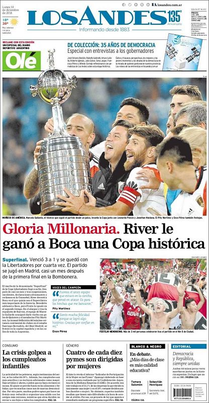 Portada Los Andes
