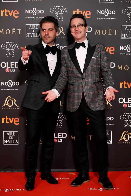 Los actores Ernesto Sevilla (i) y Joaquín Reyes (d)