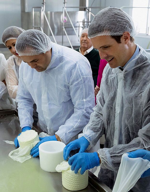 Casado en una quesería de Ciudad Real