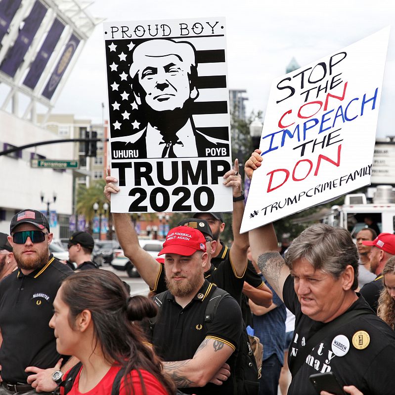 El acto formal de campaña de Donald Trump para su reelección en 2020