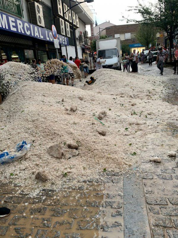 Arganda evalúa los daños tras las fuertes lluvias