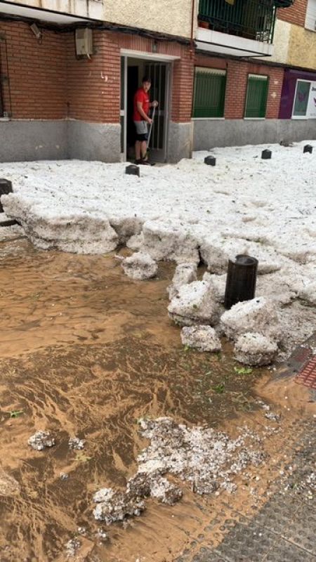 Arganda evalúa los daños tras las fuertes lluvias