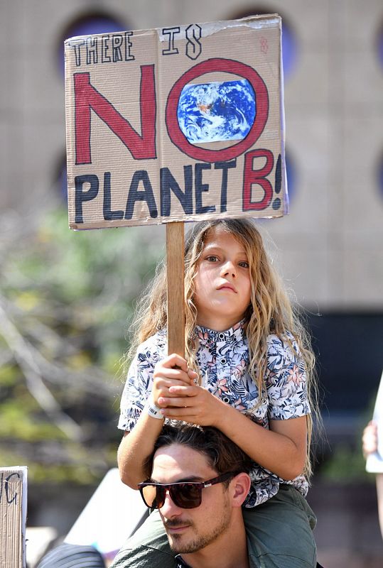 Una niña australiana pide más medidas para que se cuide el planeta