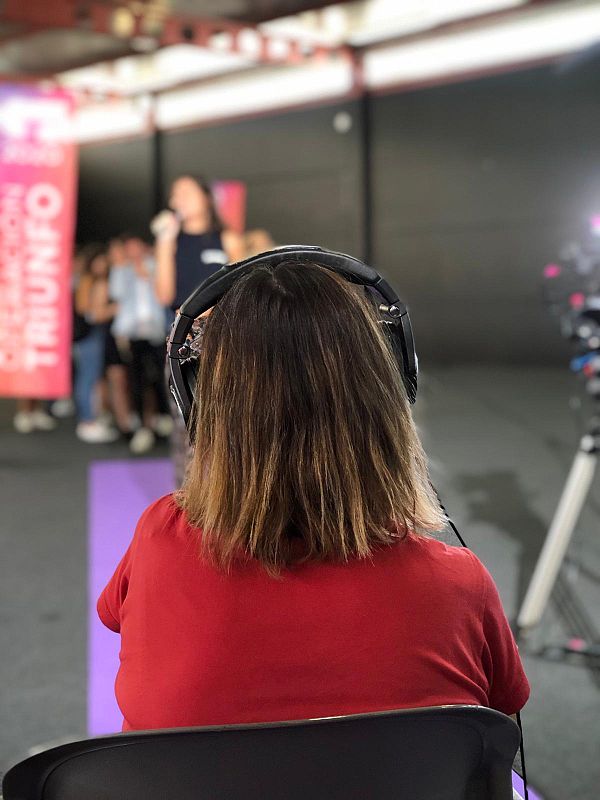 La directora de casting, Noemí Galera, durante la fase 1 de Las Palmas de Gran Canaria