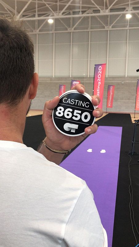 La primera pegatina de la fase 1 del casting de OT 2020 en Palma de Mallorca