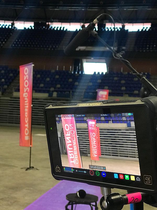  Perspectiva desde la cámara en la Fase 1 del casting OT 2020 en Málaga