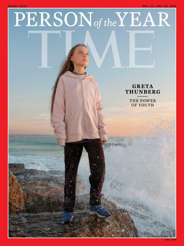 Greta Thunberg, personaje del año de 2019 para 'Time'
