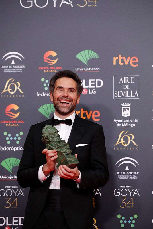 Los mejores momentos de los Goya 2020: Mauro Herce, tras recibir el premio a "Mejor dirección de fotografía"