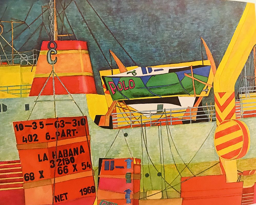 Häsler desarrolló un Cubismo muy colorista en Cuba