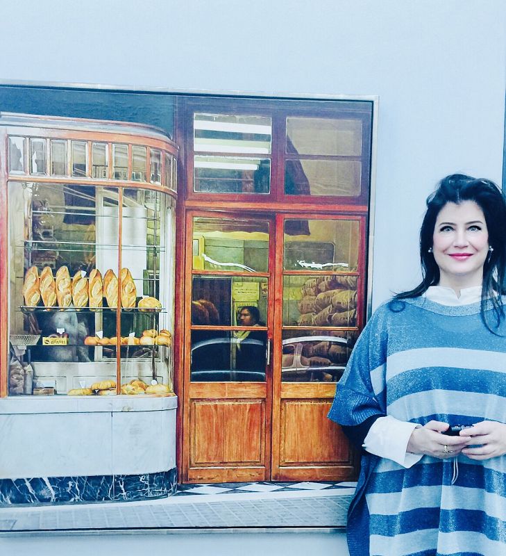 'Panadería'. Óleo sobre tela de Häsler