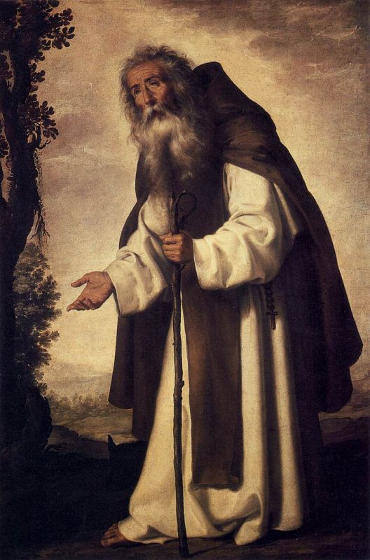 'San Antonio Abad' de Zurbarán