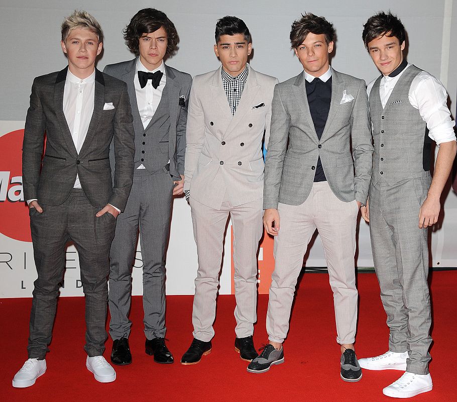 One Direction en los Brit Awards de 2012