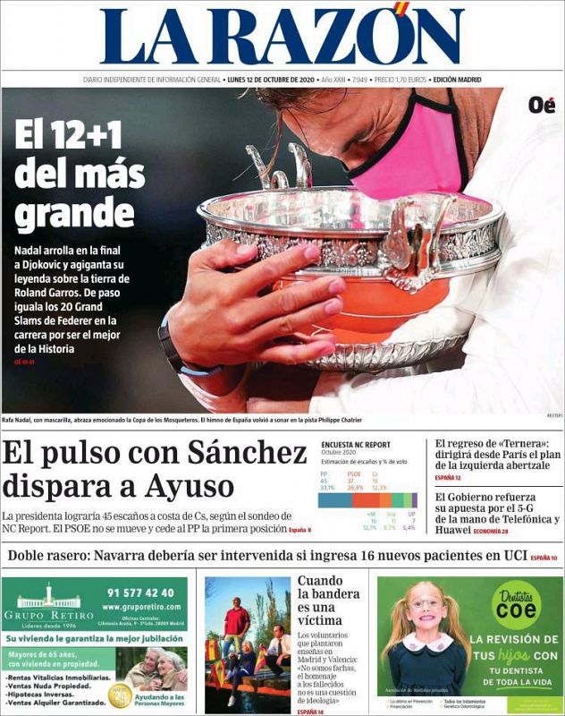 Nadal en La Razón