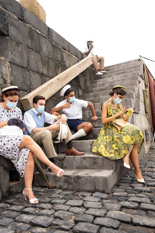  La figuración espera a rodar en el puerto