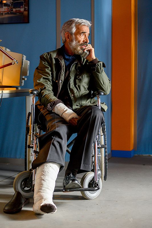 Antonio continúa en silla de ruedas