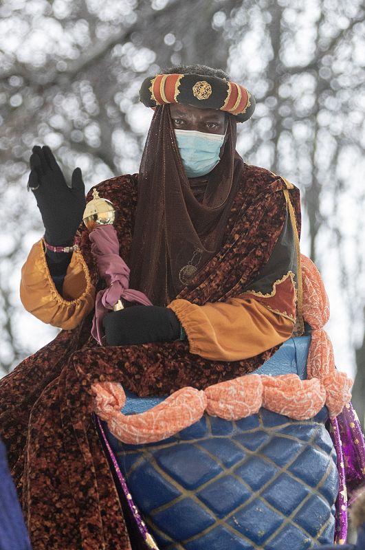 Baltasar saluda a los niños y niñas de Lugo