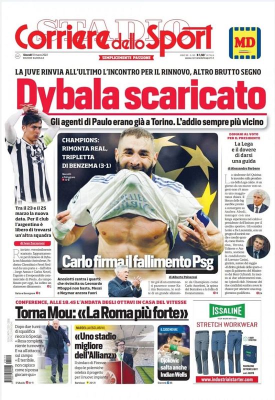 El Corriere dello Sport apunta a la importancia del trabajo de Carlo Ancelotti.