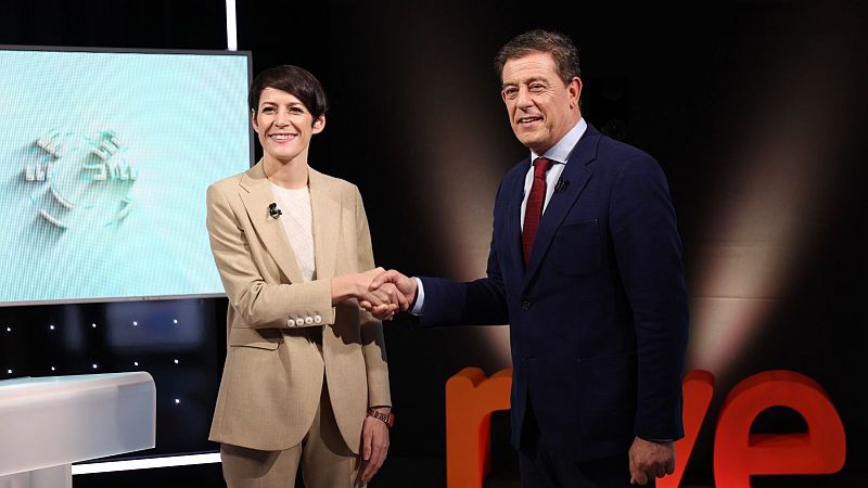 Elecciones galicia 2024: Pontón y Besteiro, durante el debate en RTVE