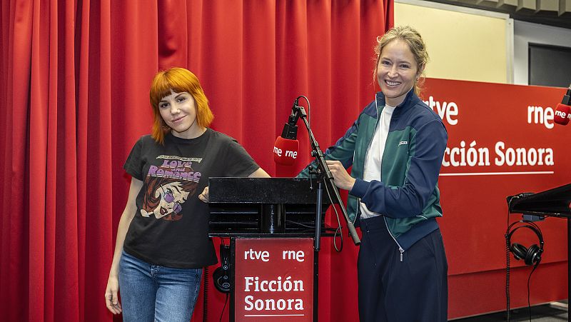 Angy Fernández y Marta Larralde durante el ensayo