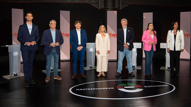 Debate electoral a siete en RTVE, el primero de la campaña