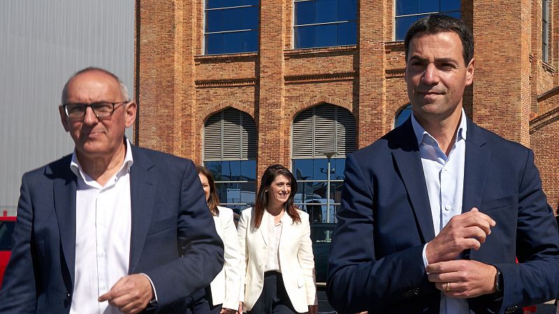 Acto sobre transición energética a cargo del candidato a lehendakari del PNV Imanol Pradales