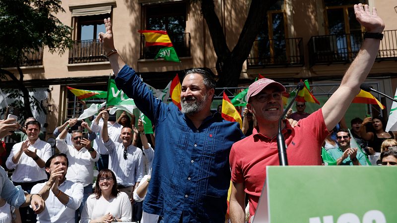 Abascal y Buxadé protagonizan un acto de campaña en Valencia