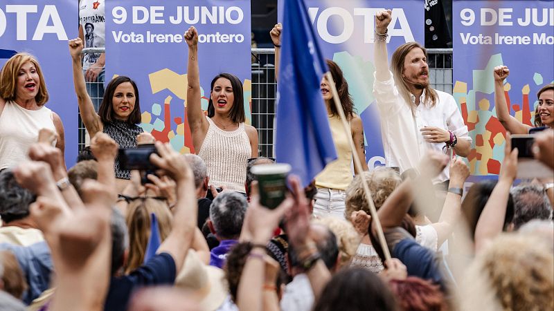 Elecciones europeas: Podemos cierra la campaña en Madrid