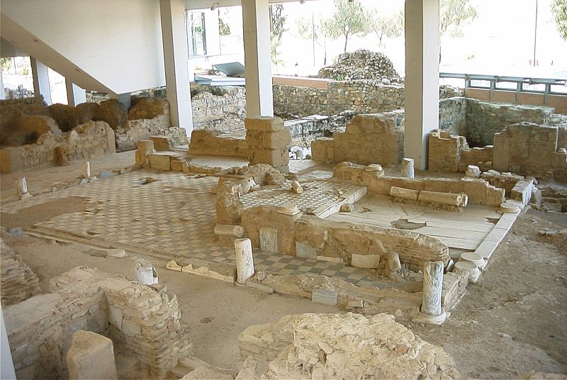 Casa de los Mármoles en el Área Arqueológica de Morería