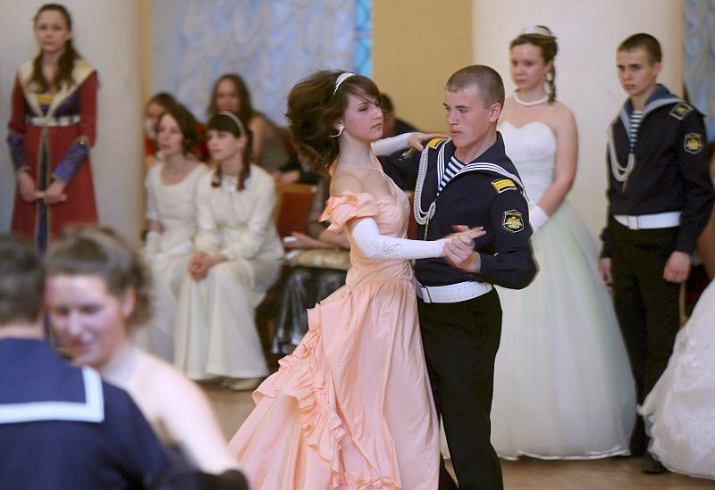 Baile del Día de la Victoria en Rusia