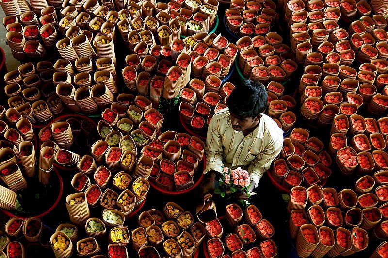 Subasta internacional de flores de Bangalore