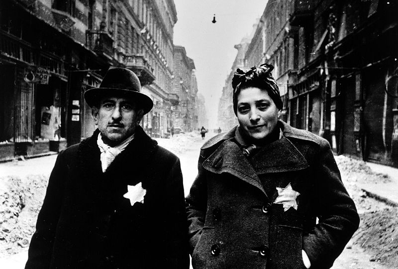 Budapest, Januar 1945, jüdisches Paar