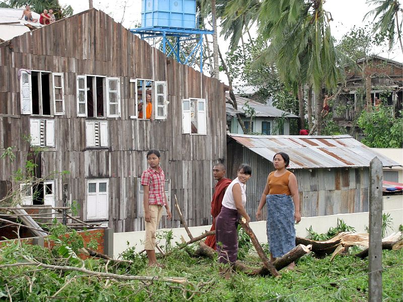 Desatres provocados por el Nargis
