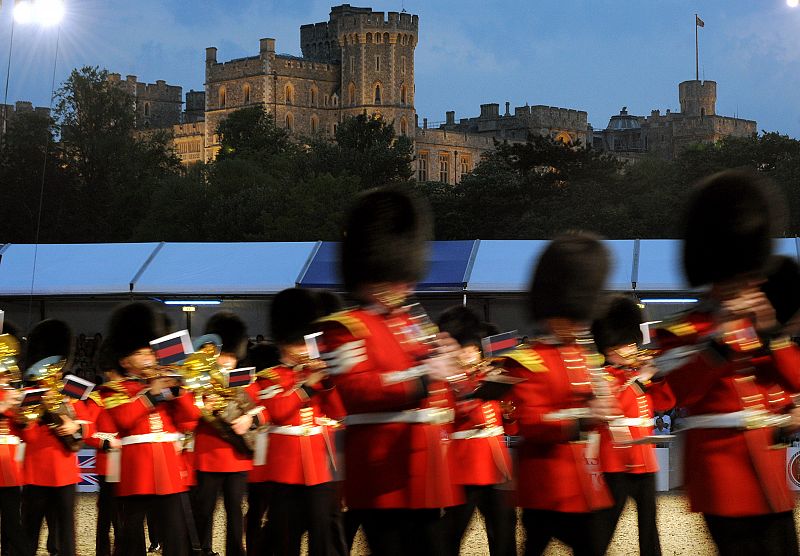 Marcha de militares británicos