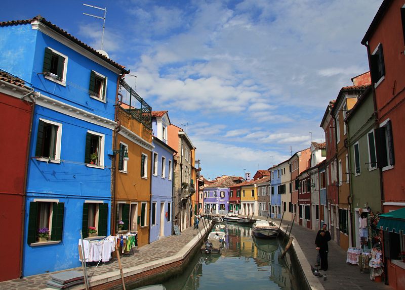 Casas de colores en Burano