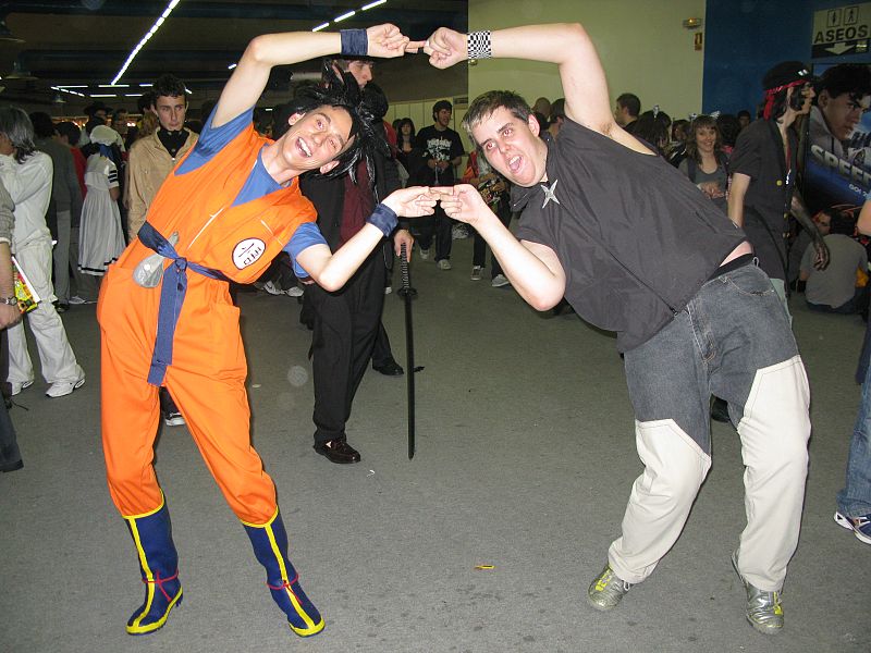 Son Goku también se dejó caer por Expomanga