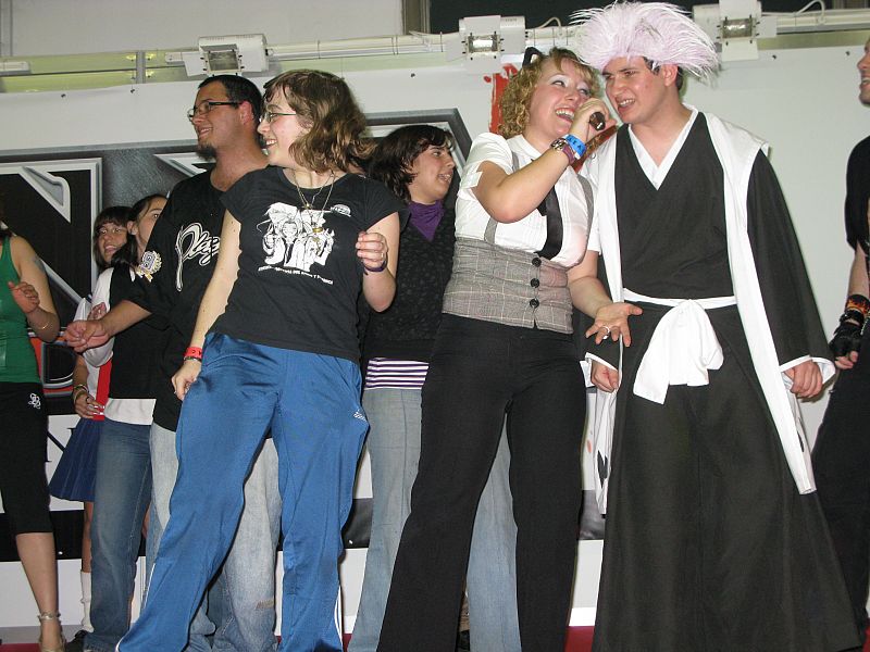 El karaoke, una de las grandes atracciones de Expomanga 2008