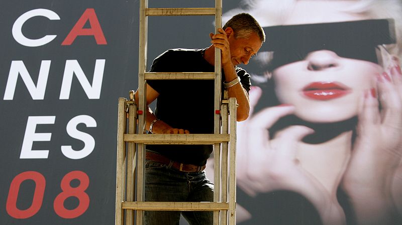 Últimos preparativos para el festival de Cannes