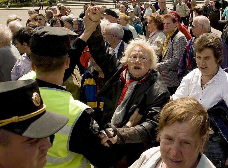 Los pensionistas moldavos se rebelan