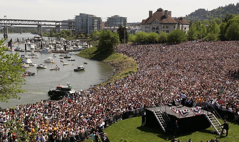 Obama en Portland