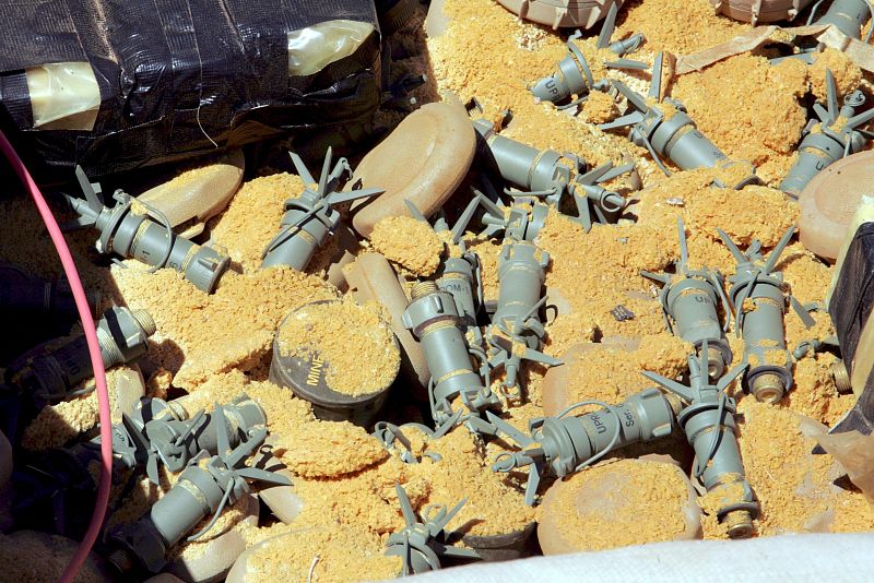 SÁHARA OCCIDENTAL DESTRUCCIÓN DE MINAS DEL FRENTE POLISARIO